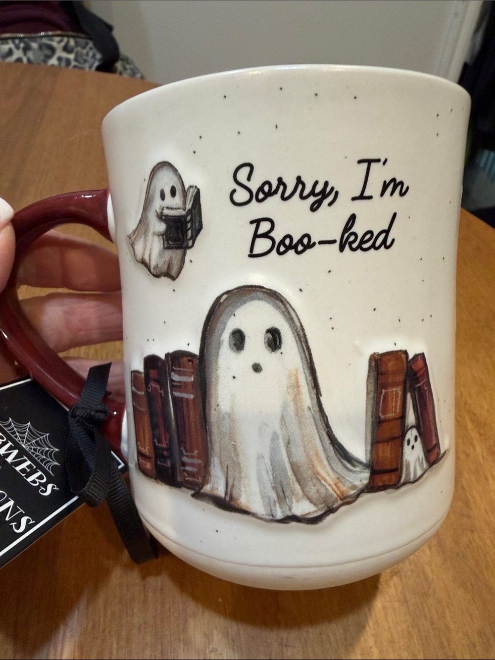 NWT.  Cobwebs & Cauldron’s, 24oz., ceramic mug.